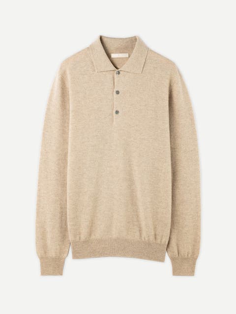 Essential Cashmere Polo Sweater