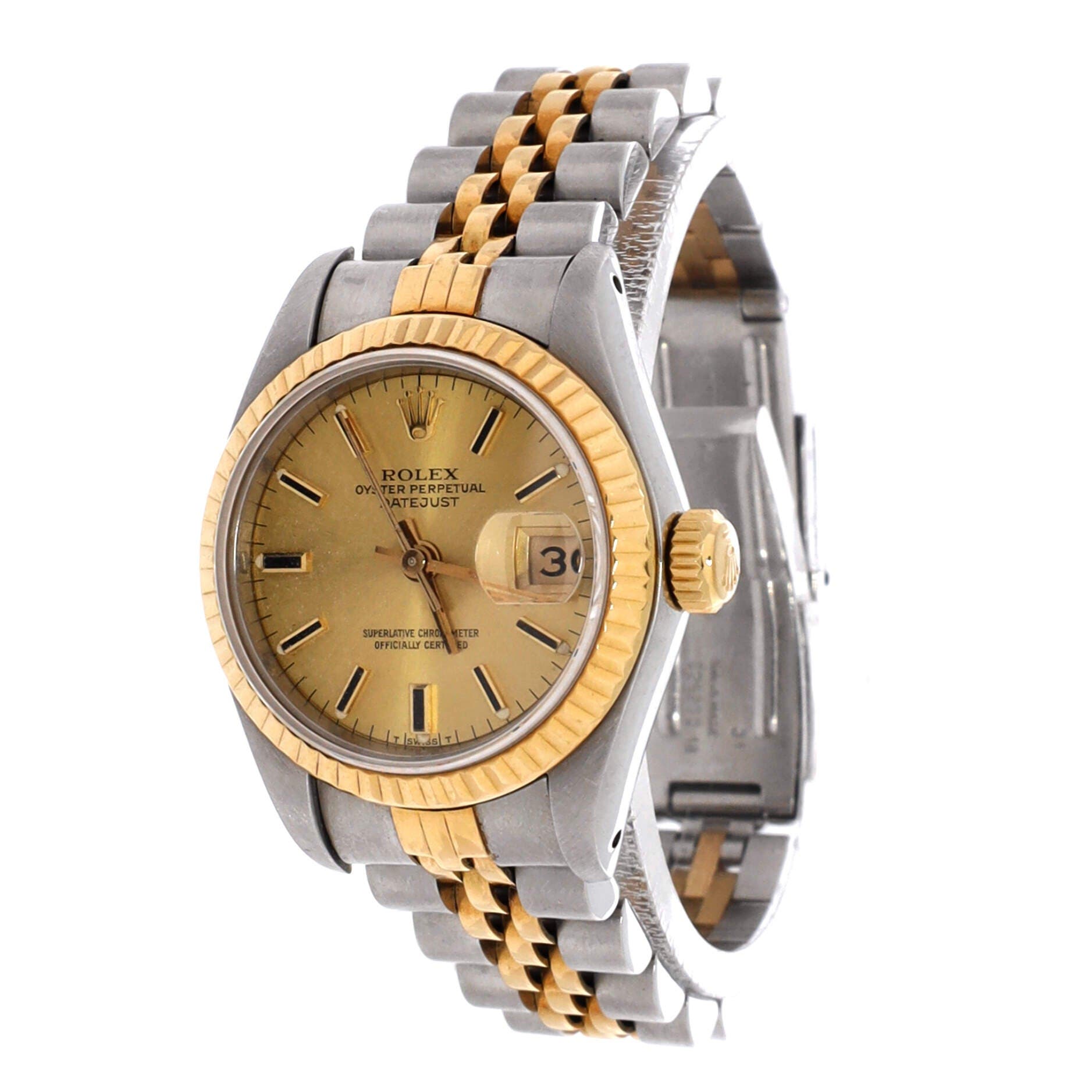 Oyster Perpetual Datejust Automatic Watch Stainless Steel and Yellow Gold 26, Alternate, color, Metallic Gold
