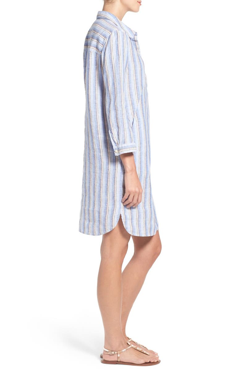 Caslon<sup>®</sup> Linen Shirtdress, Alternate, color,