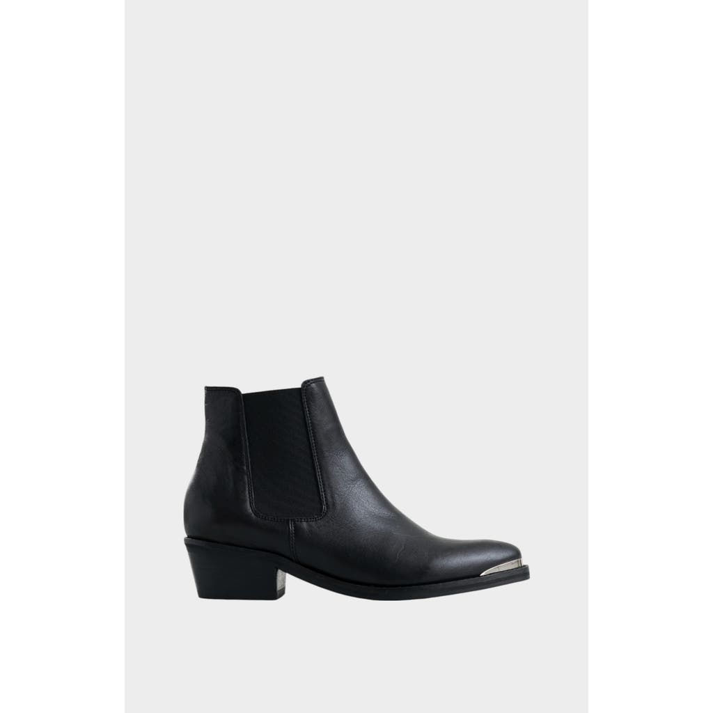 Velez Top Grain Leather Boots For Women Comfortable Ankle Boot In Black