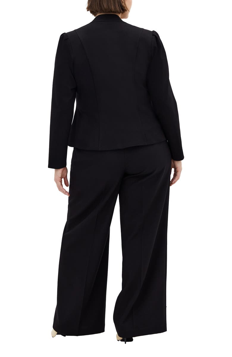 City Chic Praise Tailored Jacket, Alternate, color, Black