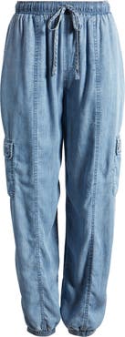 beachlunchlounge Neli Denim Cargo Joggers