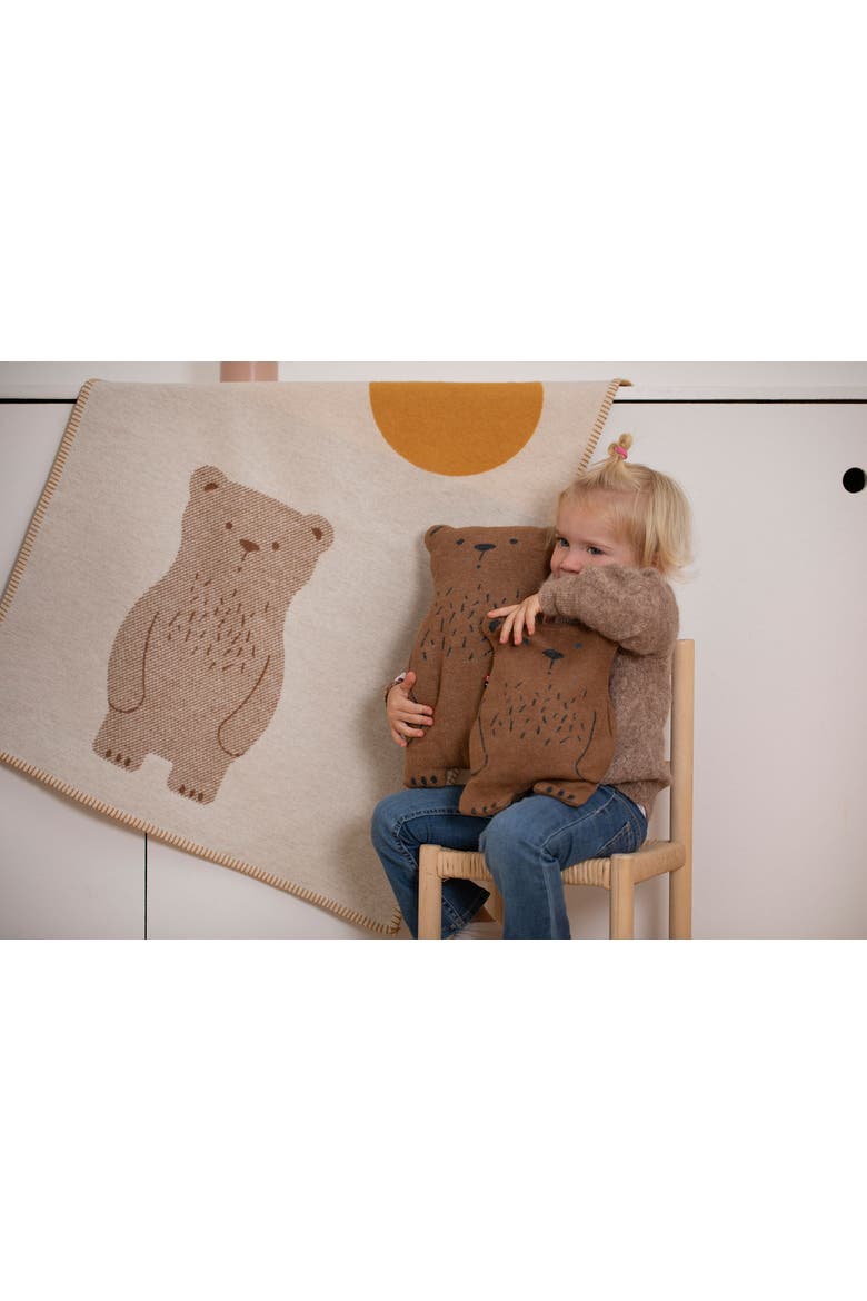 Lili Moon Bear Baby Blanket, Alternate, color, Offwhite