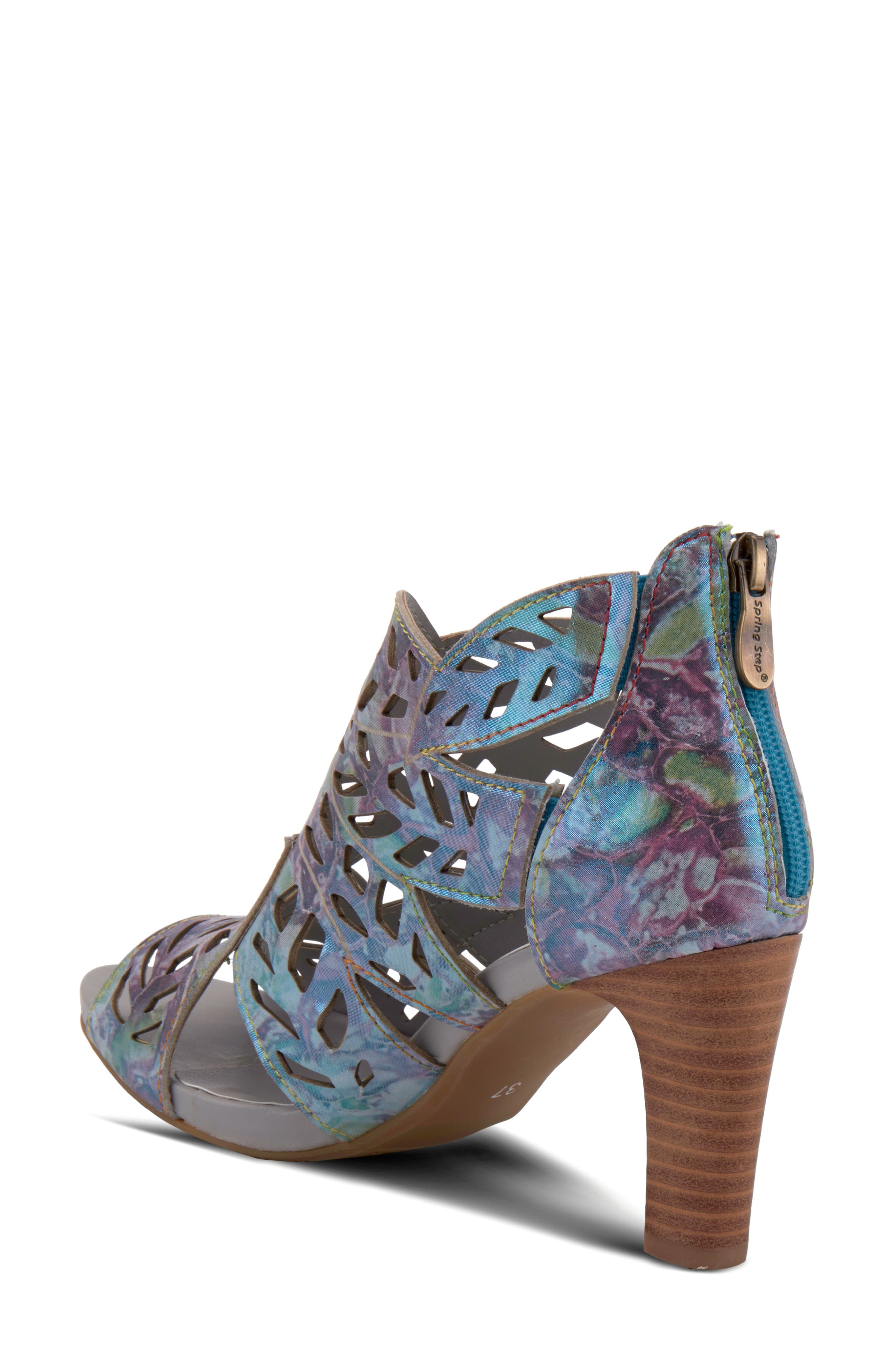 L'Artiste by Spring Step L'Artiste Amora Sandal, Alternate, color, Blue Leather