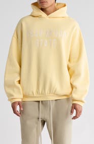 Fear of God Essentials '90s Fit Fleece Logo Hoodie