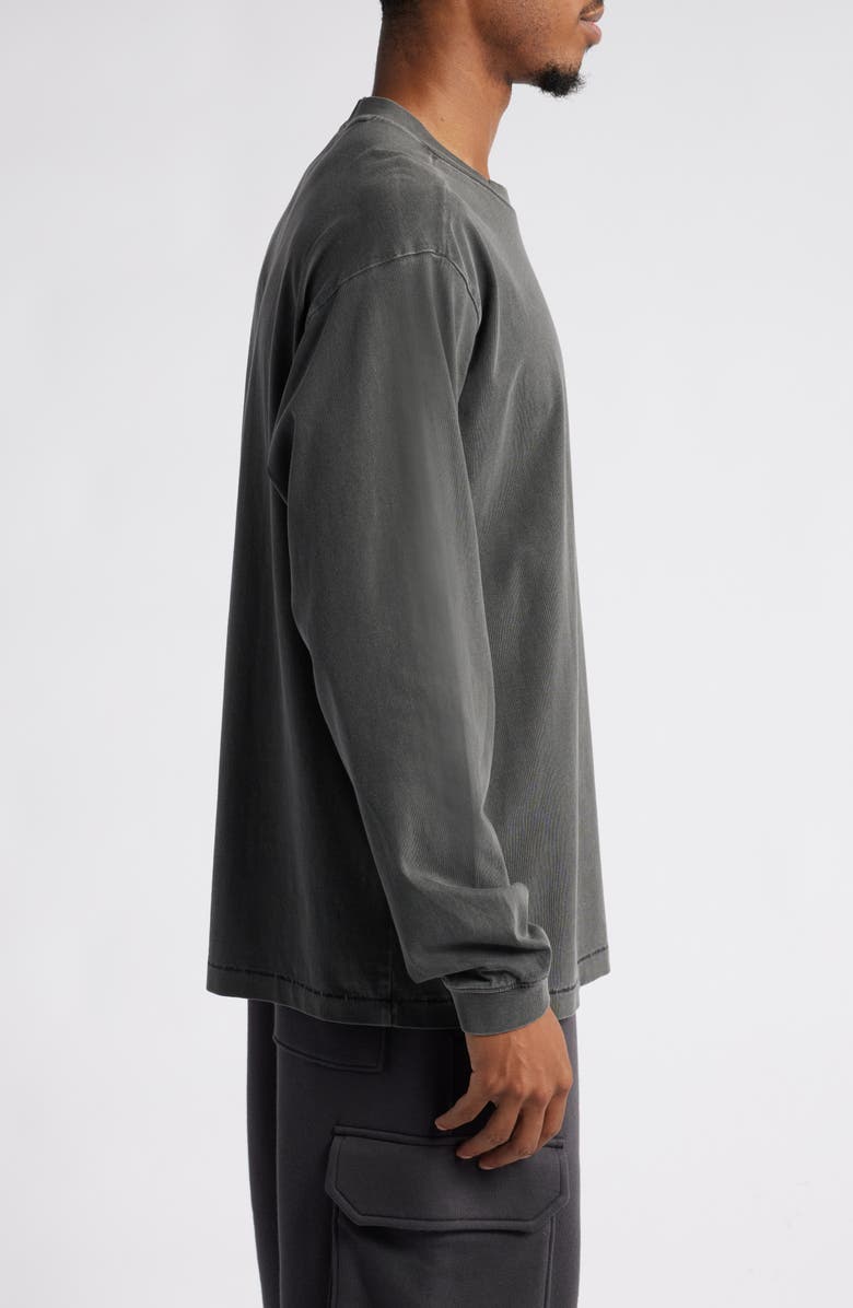 BP. Oversize Long Sleeve Pocket T-Shirt, Alternate, color, Grey Depths Washed