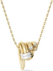 TABAYER Oera 18k Gold Diamond Pendant Necklace