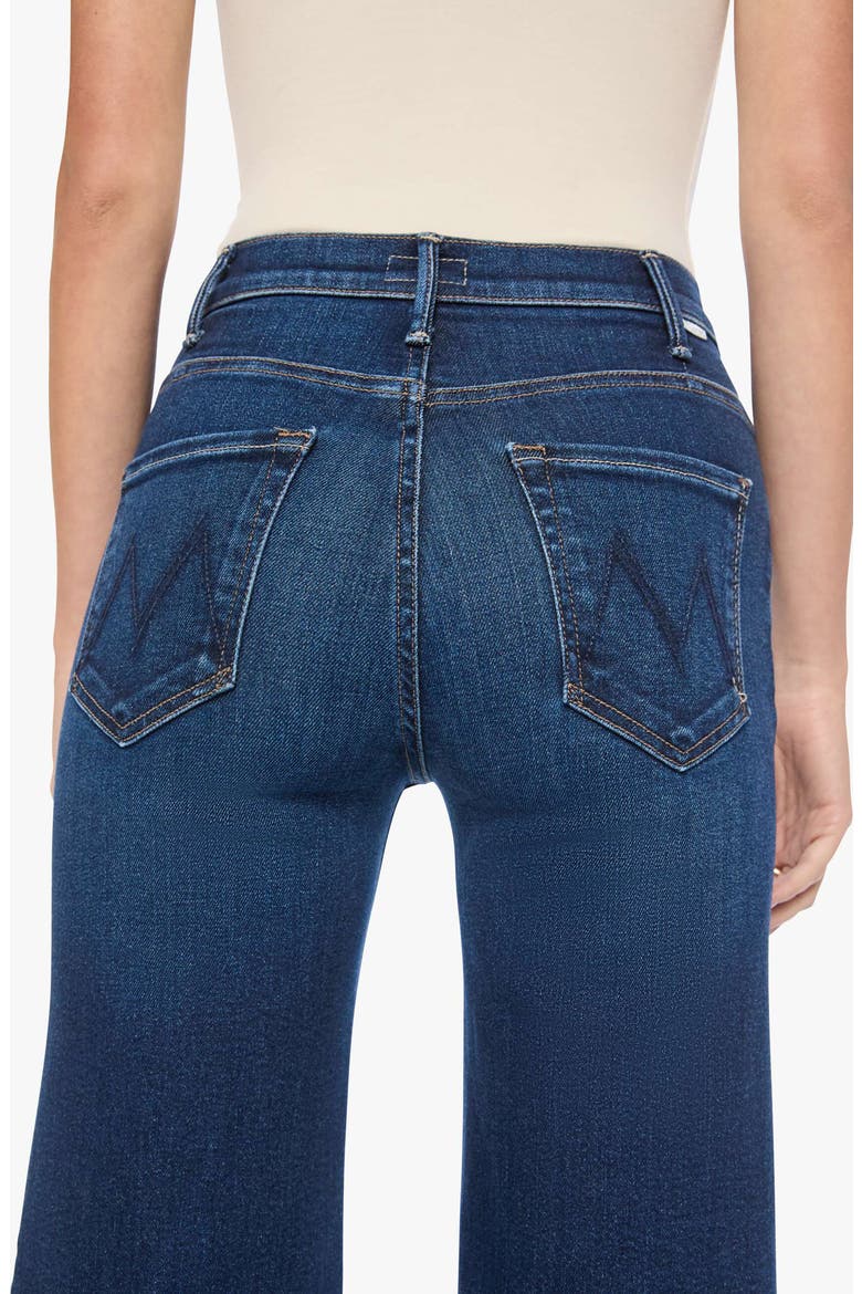The Hustler Roller Sneak High Waist Wide Leg Jeans, Alternate, color, DIAL L FOR LOVE