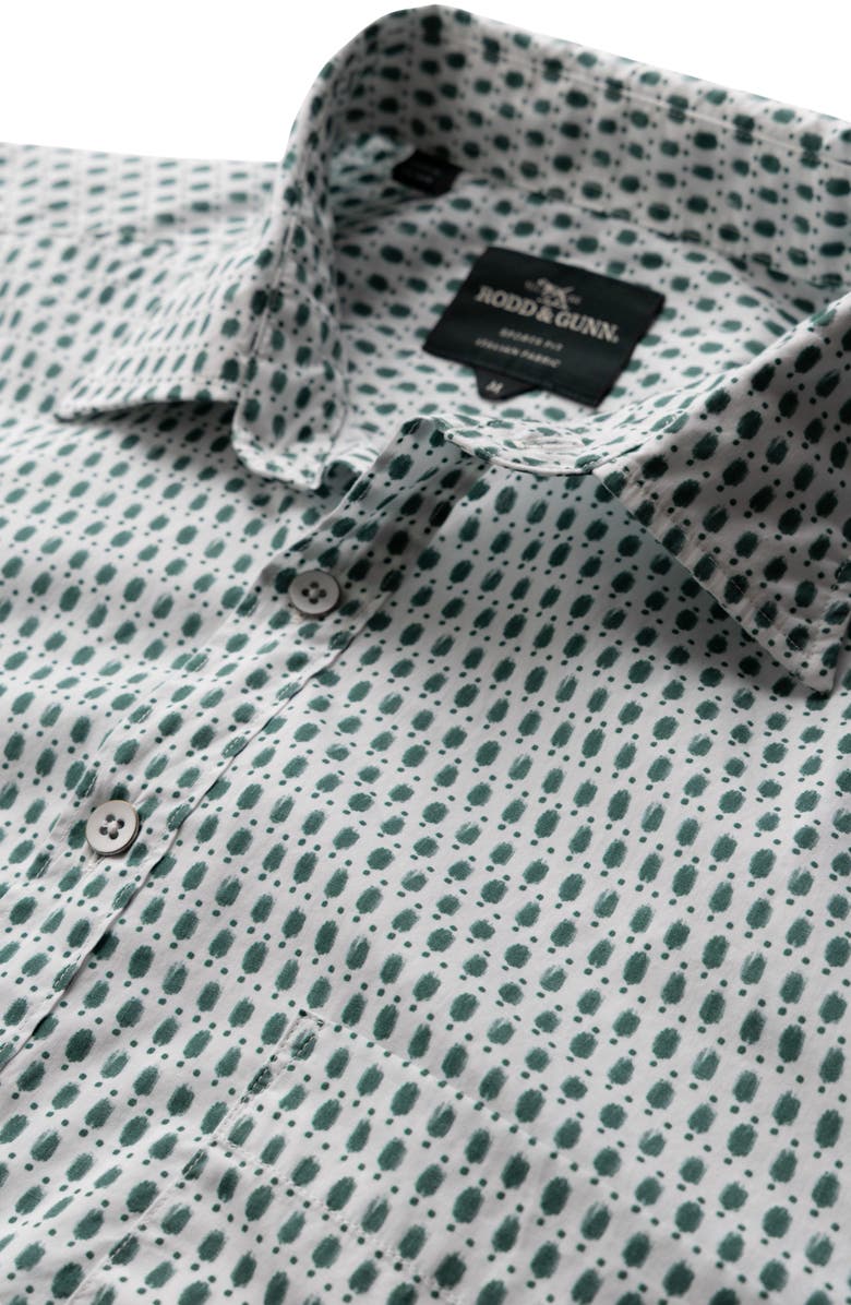Rodd & Gunn Byron Sports Fit Short Sleeve Button-Up Shirt, Alternate, color, Avocado