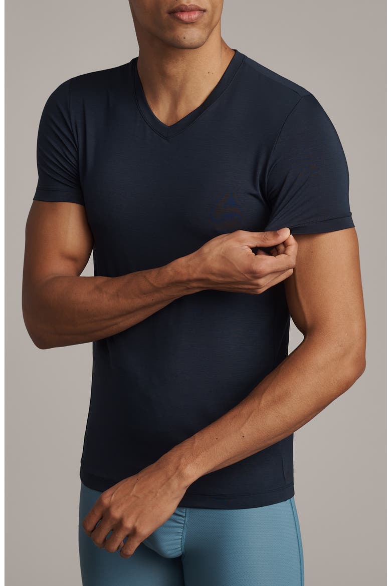C.O.R. V-Neck Undershirt, Alternate, color, TRUE NAVY