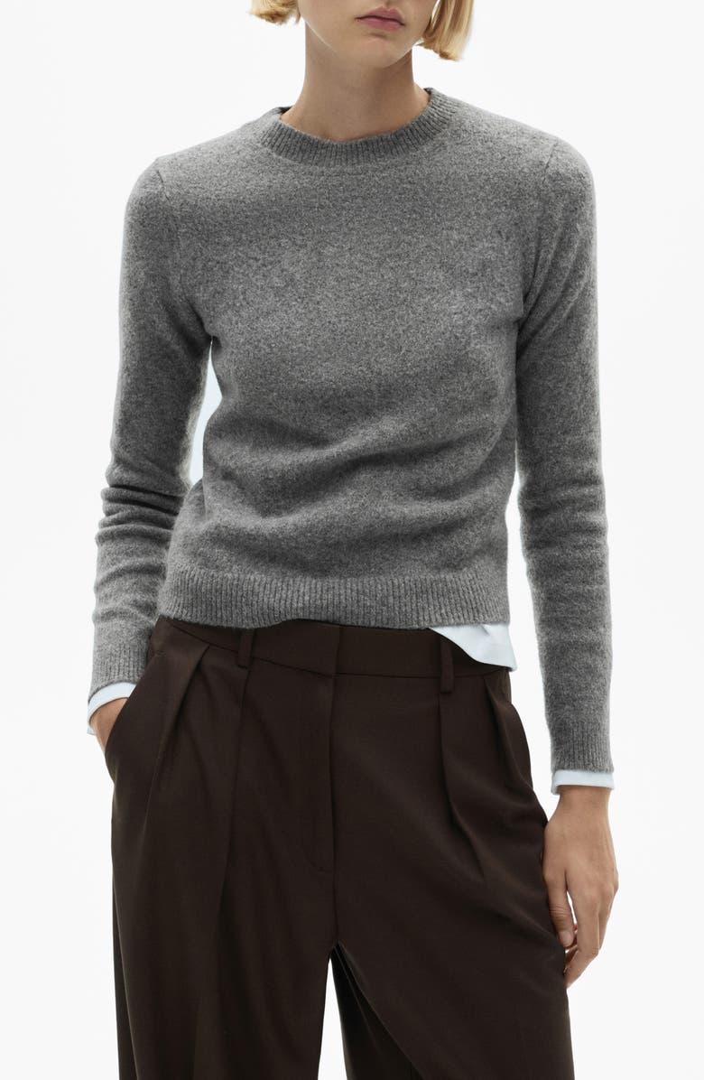 MANGO Crewneck Sweater, Main, color, 