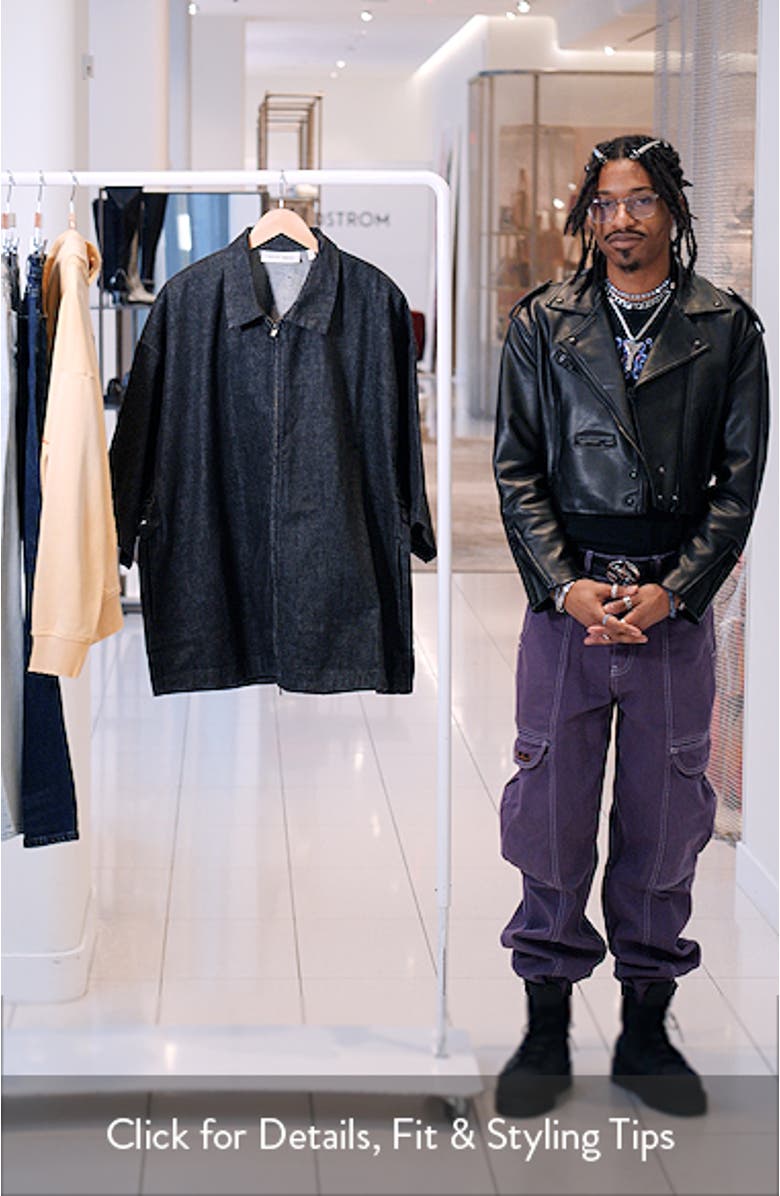 Denim Zip Work Shirt, sales video thumbnail