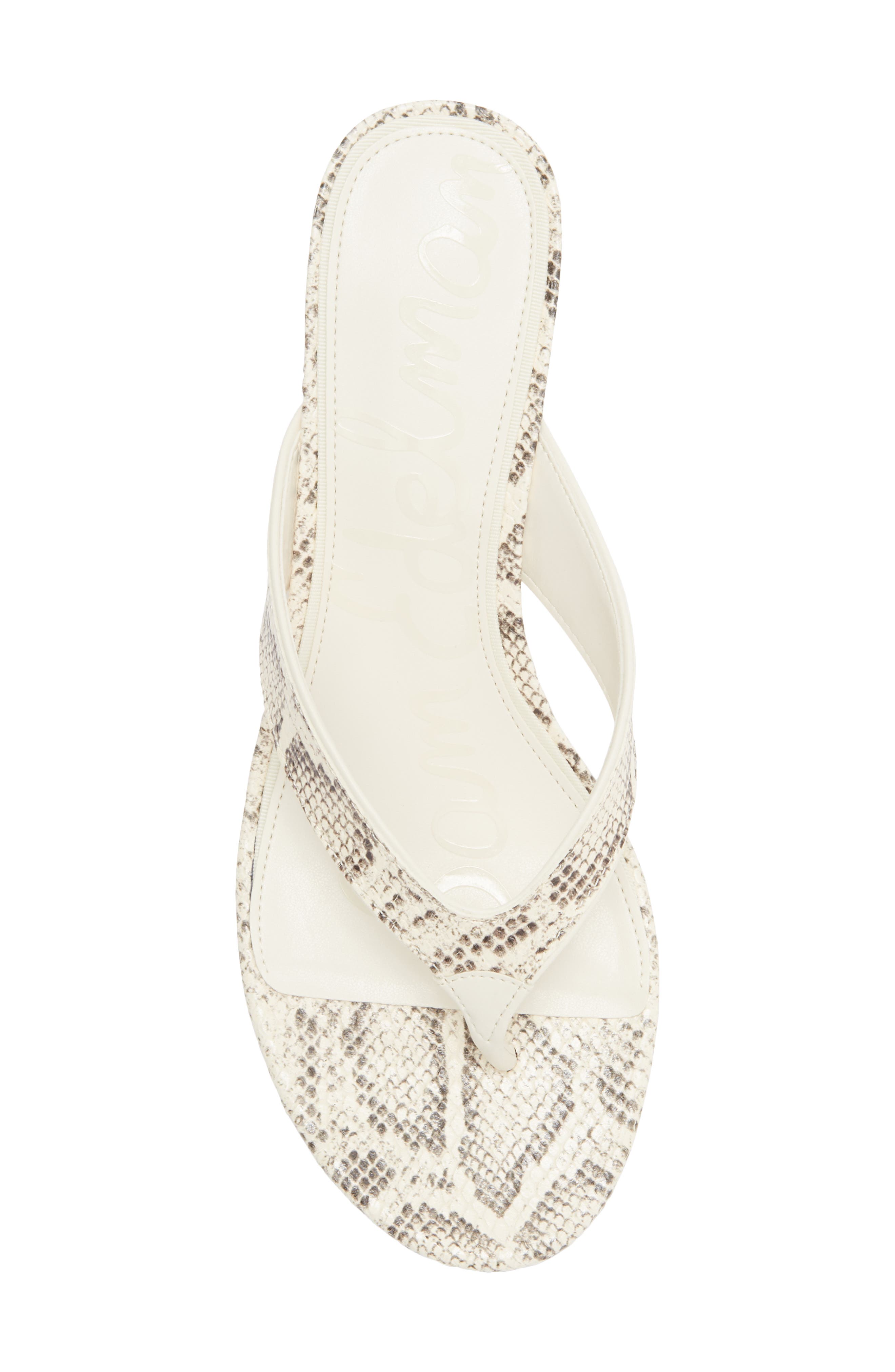 Amie Kitten Heel Flip Flop, Alternate, color, IVORY