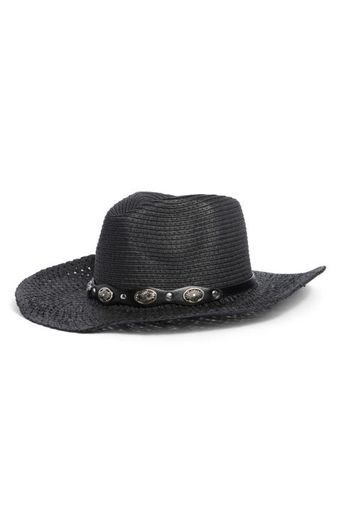 Concho Trim Cowgirl Hat