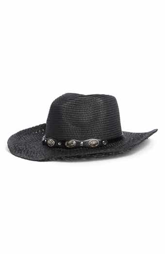 Vince Camuto Concho Trim Cowgirl Hat