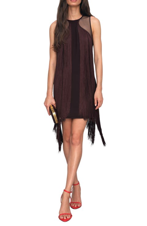 Farrow Fringe Sleeveless Minidress