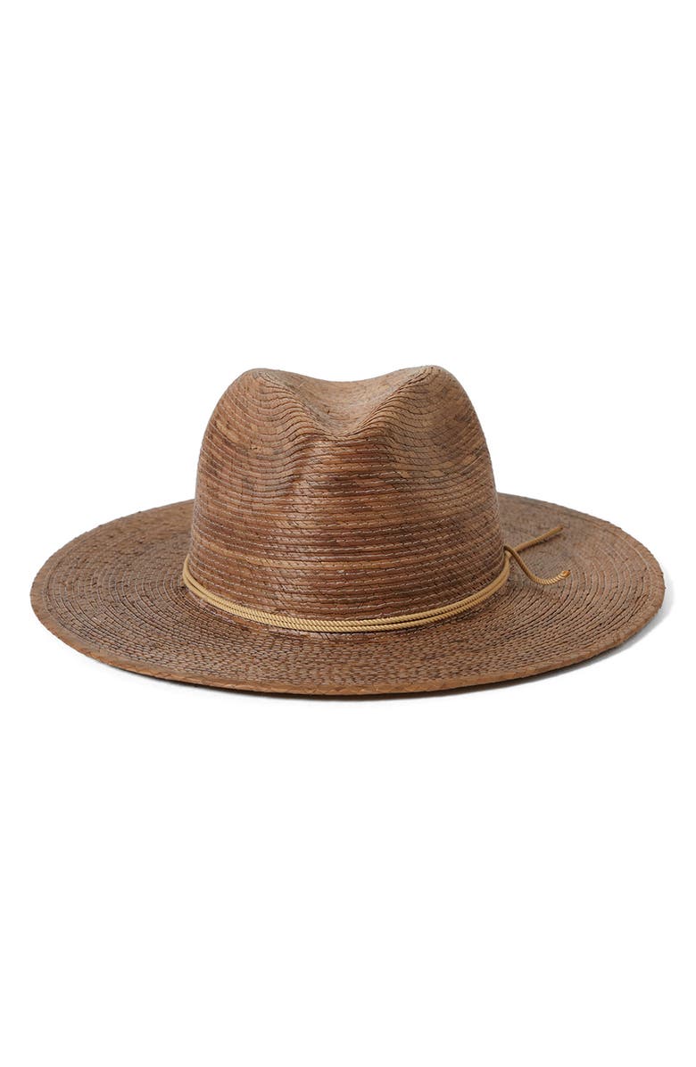 Brixton Blake Straw Sun Hat, Main, color, Toasted Palm