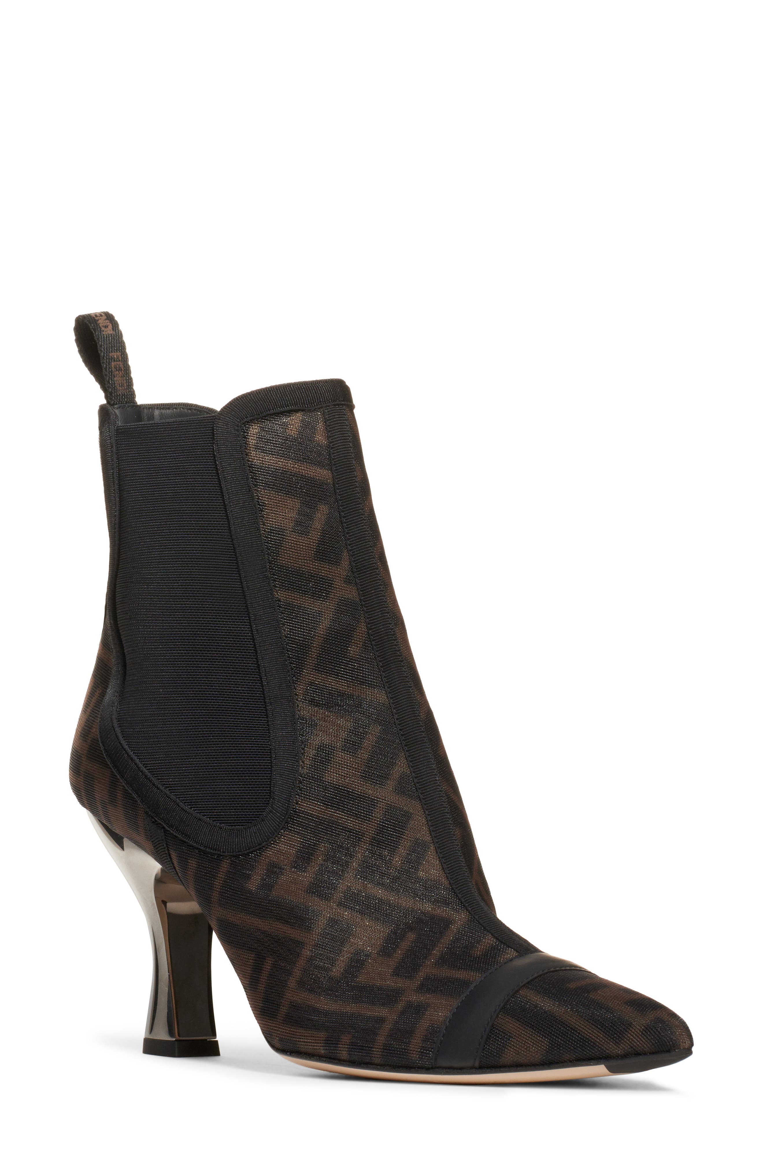 Fendi Colibri Bootie, Main, color, 