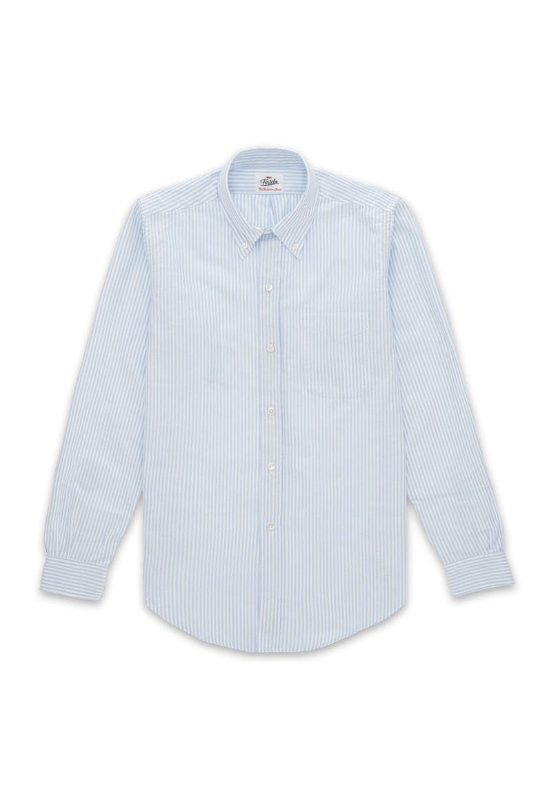 King Pocket Shirt, Main, color, LIGHT BLUE STRIPE