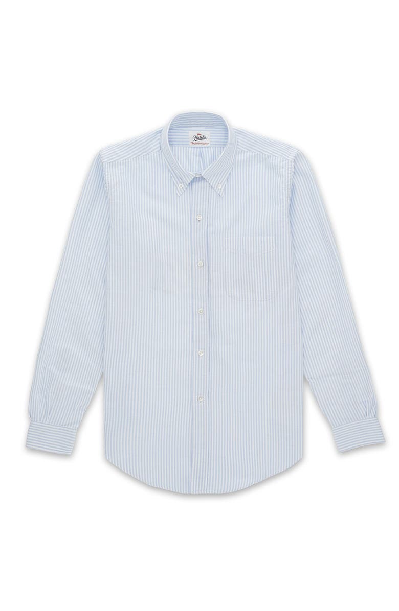 Fortela King Pocket Shirt, Main, color, Light Blue Stripe