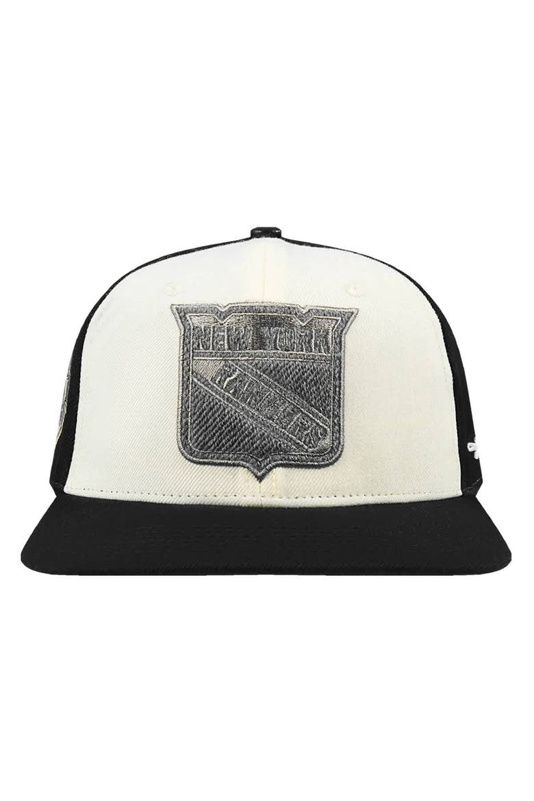 Men's Pro Standard  Cream New York Rangers French Terry Snapback Hat, Alternate, color, Cream