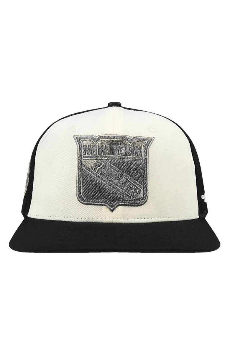 PRO STANDARD Men's Pro Standard Cream New York Rangers French Terry Snapback Hat, Alternate, color, Cream