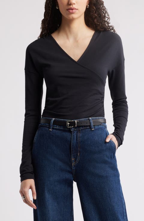 Faux Wrap Top