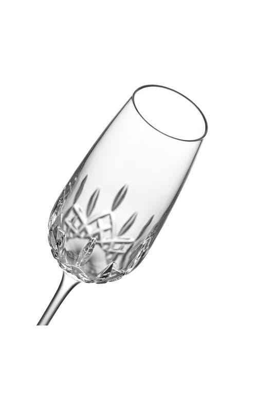 Waterford Lismore Essence Crystal Glass Champagne Flutes Set Of Two In No Color