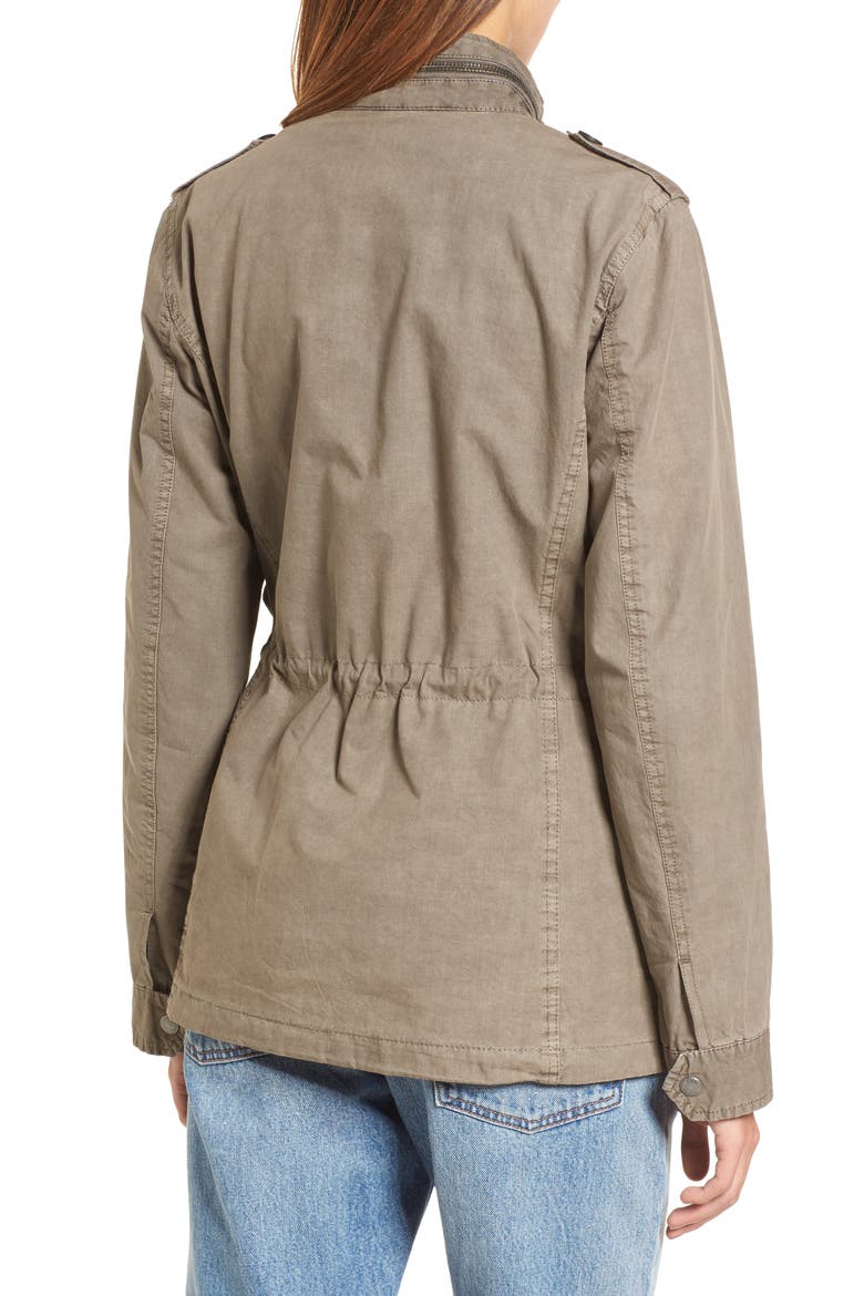Levi's® Four-Pocket Military Jacket, Alternate, color, LIGHT GREY