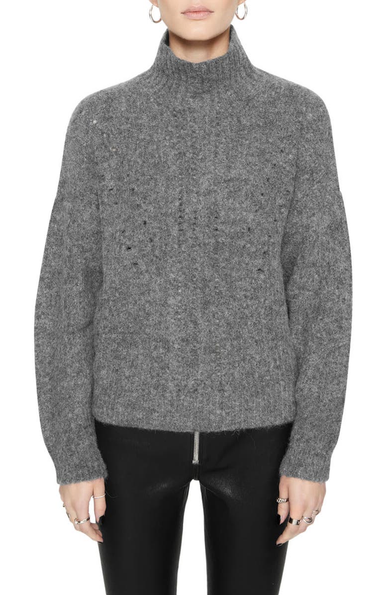 Rebecca Minkoff Caroline Turtleneck Alpaca Blend Sweater, Main, color,