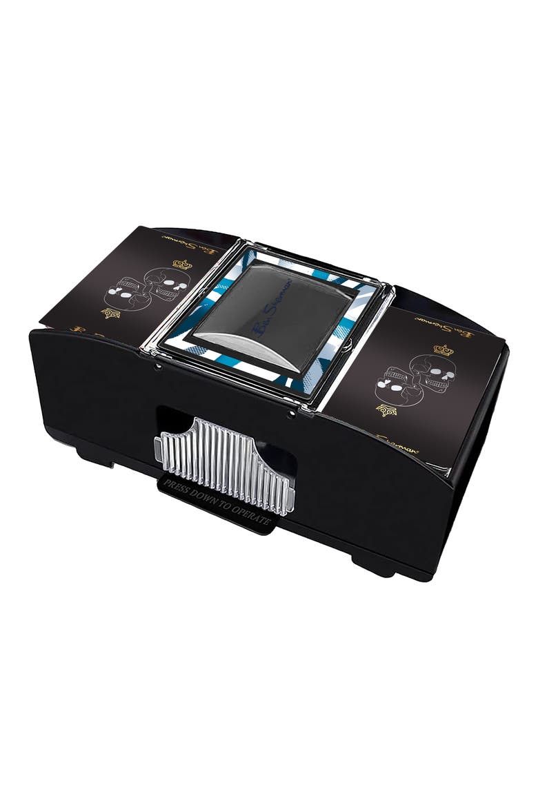 Automatic Card Shuffler, Alternate, color, BLACK
