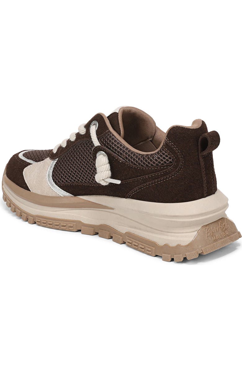 Blowfish Malibu Leotina Sneaker, Alternate, color, Espresso Brown Faux Suede