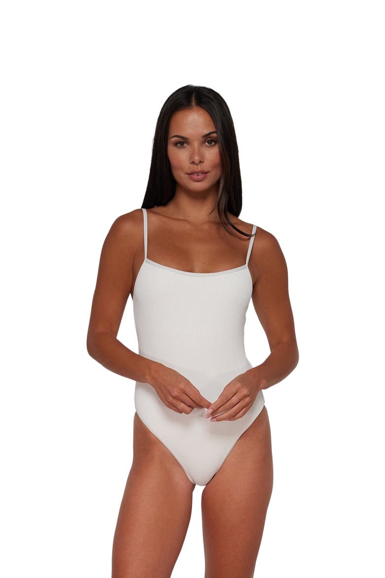 Ariel One-Piece Swimsuit, Alternate, color, Coconut Sorbet