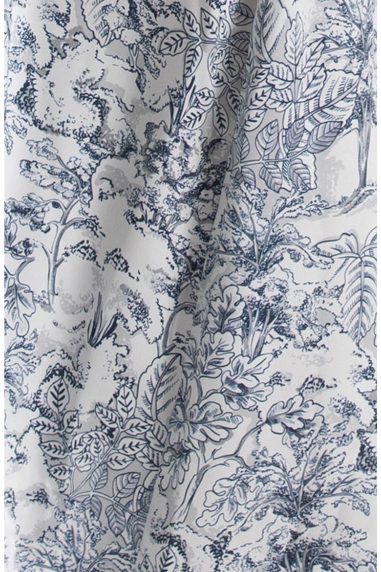 Print Long Sleeve Maternity Dress, Alternate, color, DARK BLUE