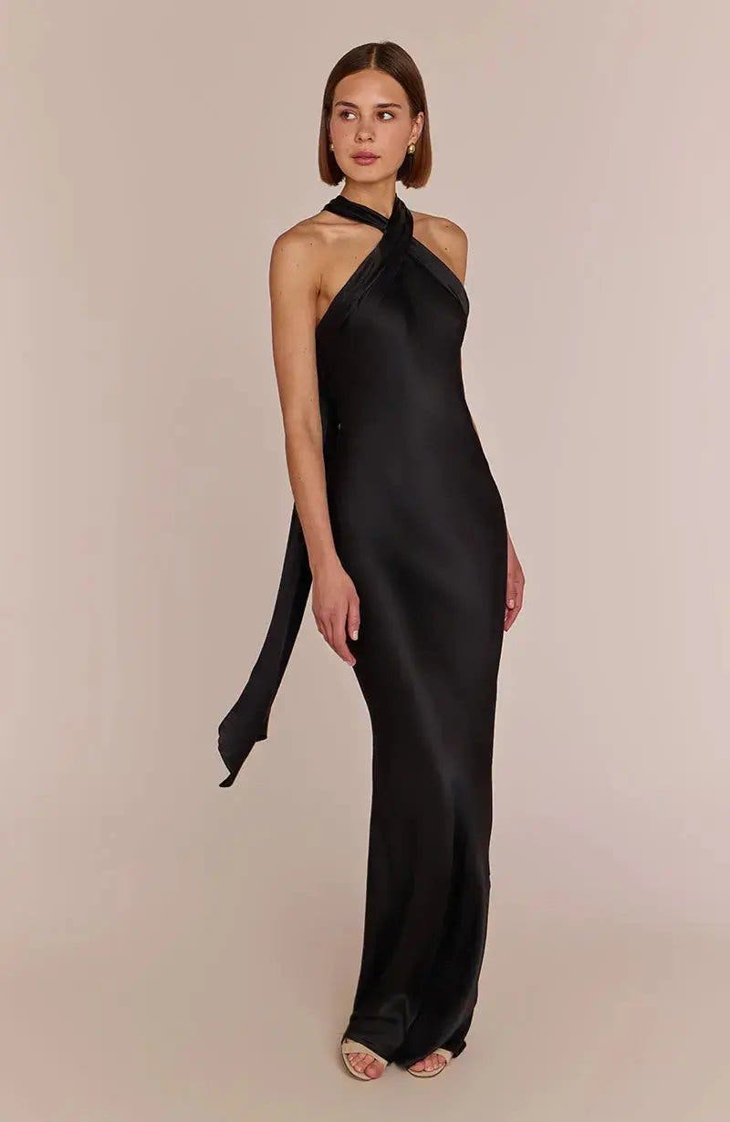 cocktail dresses weddings A-Line Vintage Dress Wedding Guest Tea Length Sleevel – Koutun Dress color:Gold -  Ivory Ribbon Formal Lace Ups shoulder neckline 170-14 Lace dress with