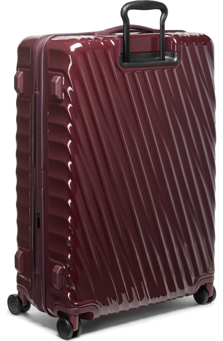 TUMI 30-Inch 19 Degree Extended Trip Expandable 4-Wheel Packing Case, Alternate, color, Wine