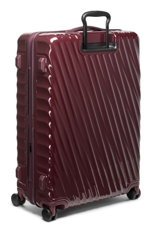 Tumi 30-inch 19 Degree Extended Trip Expandable 4-wheel Packing Case In Burgundy