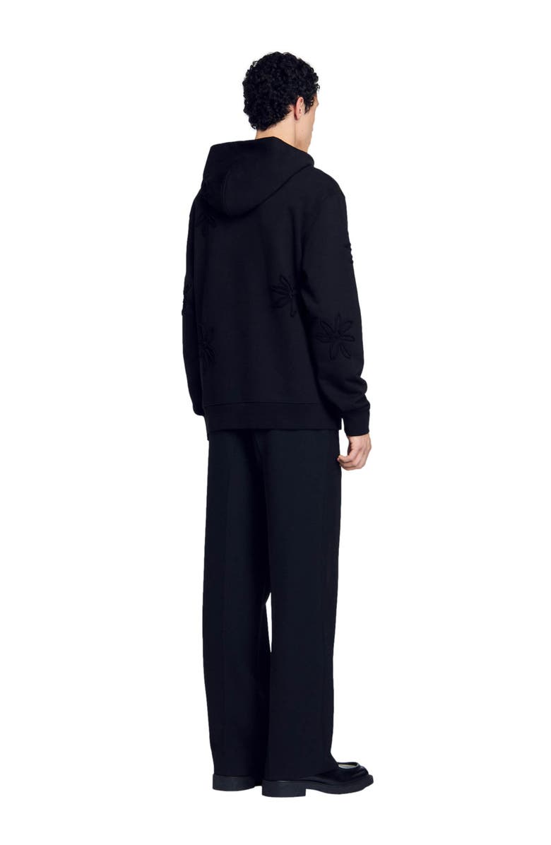 SANDRO Floral hoodie, Alternate, color, 