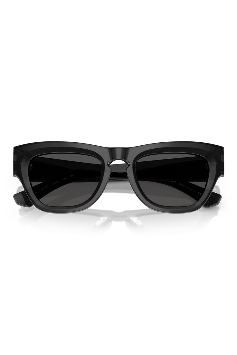 51mm Square Sunglasses, Alternate, color, GREY