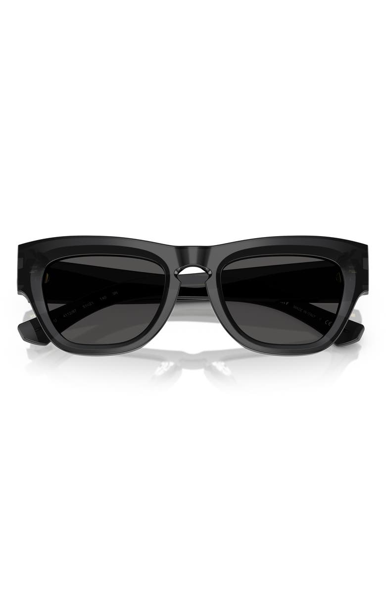 Burberry 51mm Square Sunglasses, Alternate, color, Grey