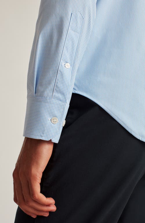 Bonobos Tech Slim Fit Gingham Check Performance Button-up Shirt
