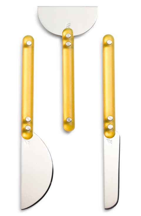 Wedge 3-Piece Cheese Knife Set