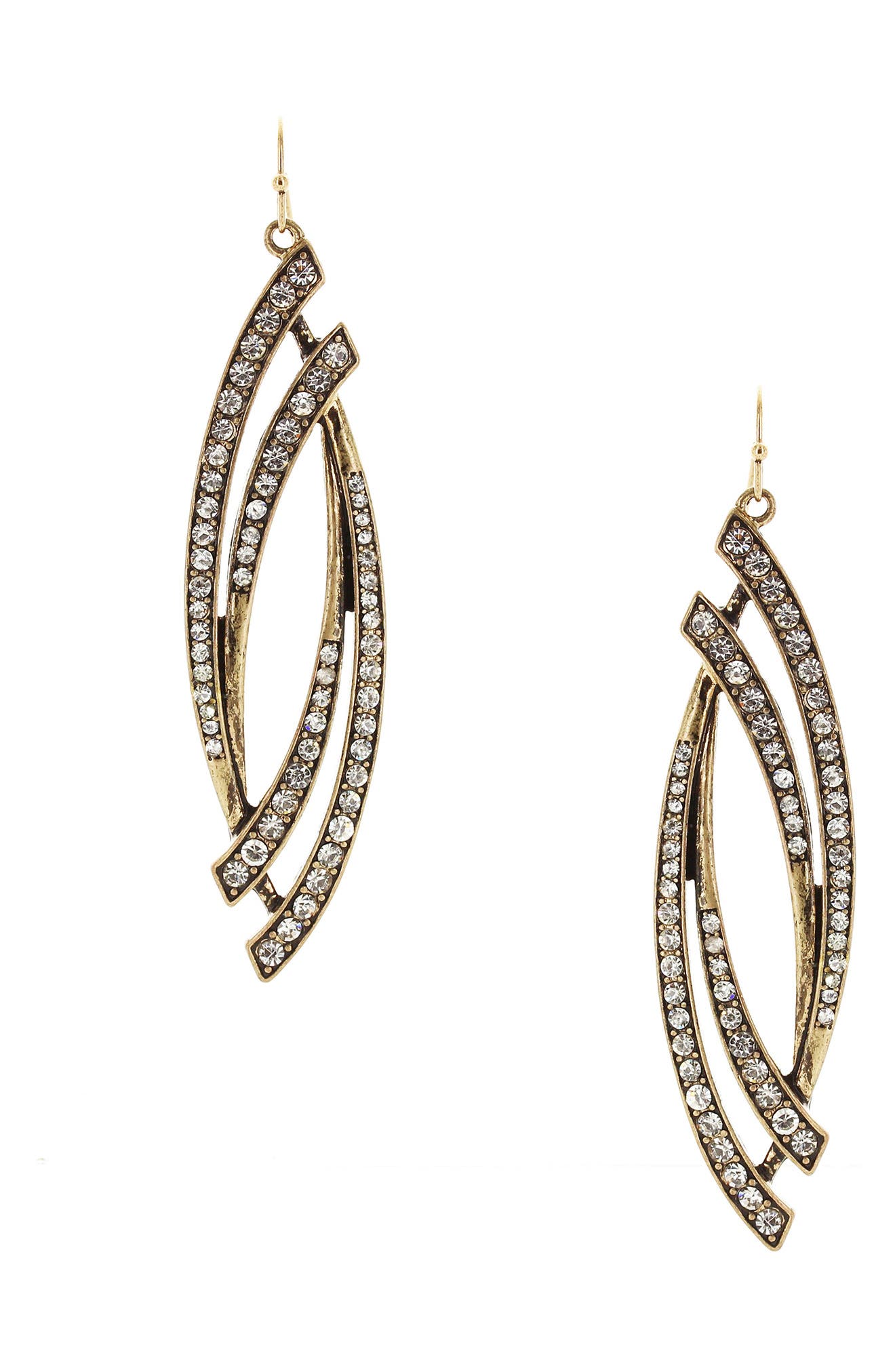 OLIVIA WELLES Detailed Cutout Teardrop Earrings (Women) | Nordstromrack