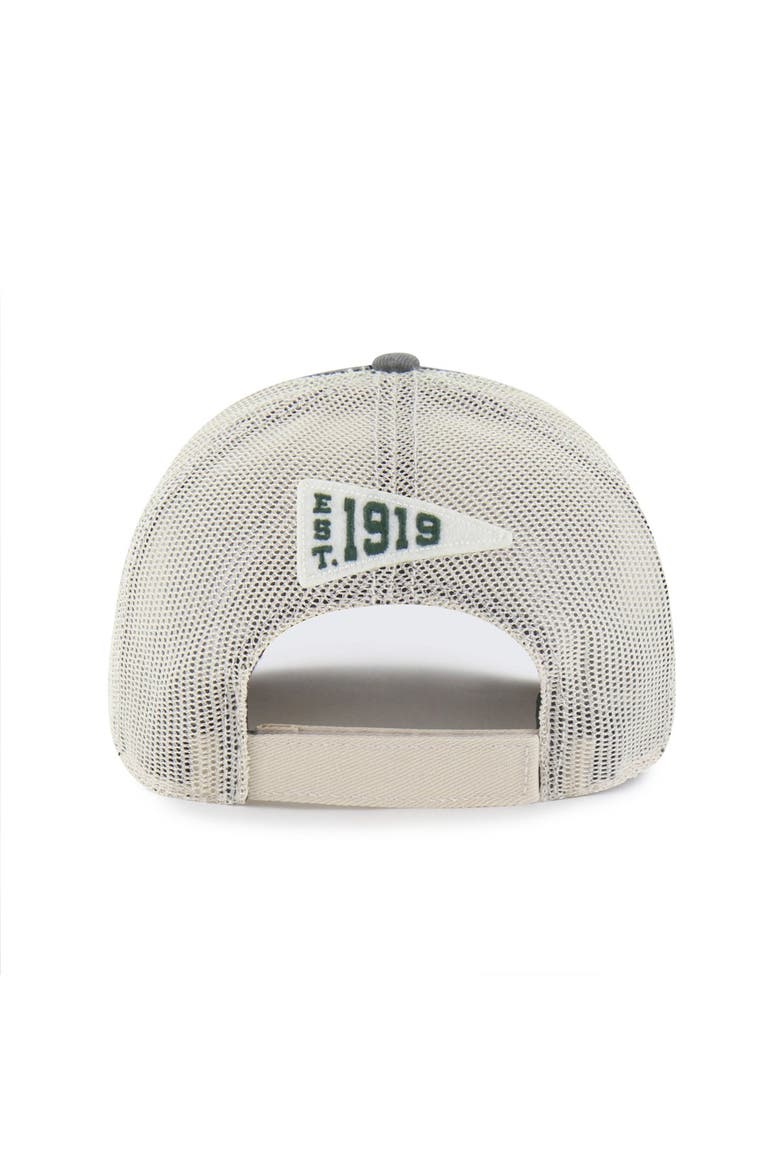 Men's '47 Charcoal Green Bay Packers Egremont Well-Worn Adjustable Trucker Hat, Alternate, color, Charcoal
