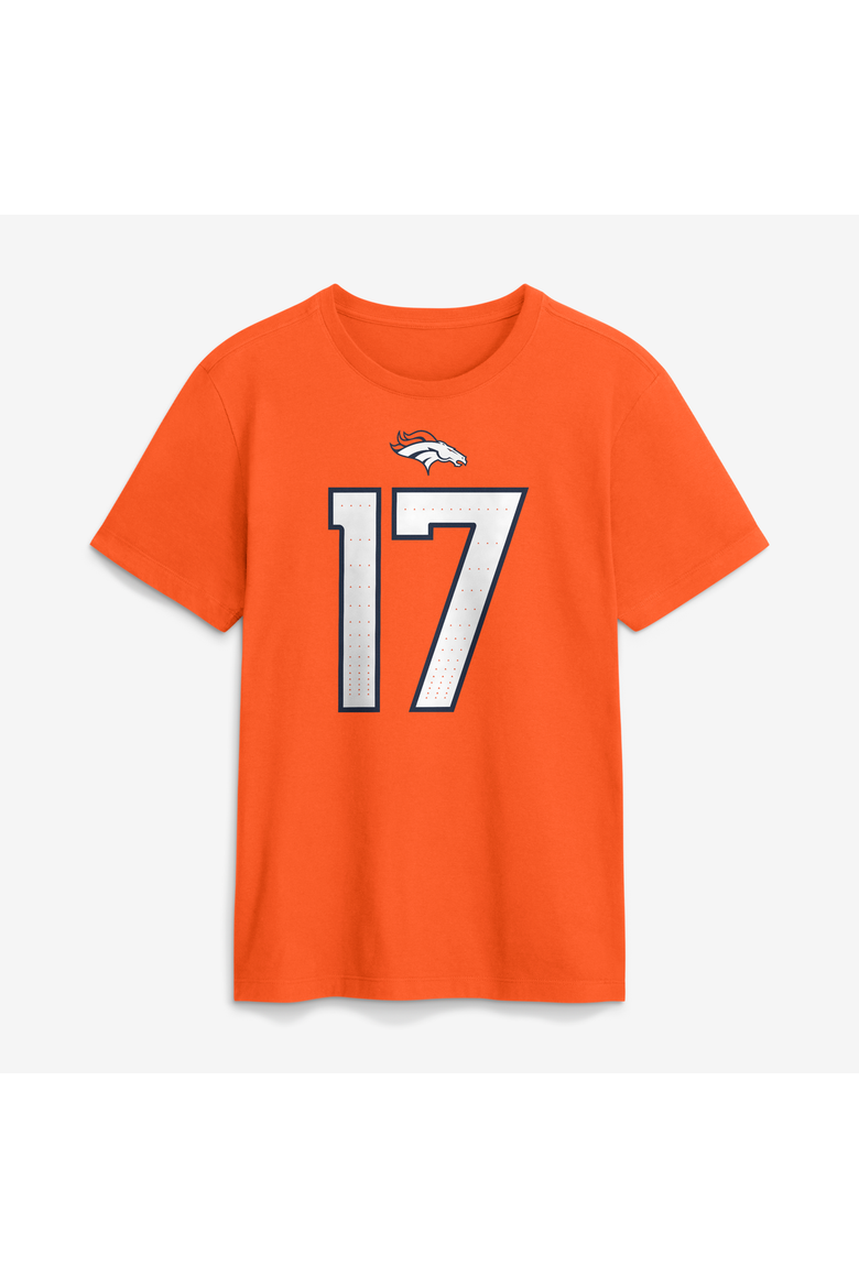 Men's Nike Jaylen Waddle Orange Denver Broncos Name & Number T-Shirt, Alternate, color, Orange