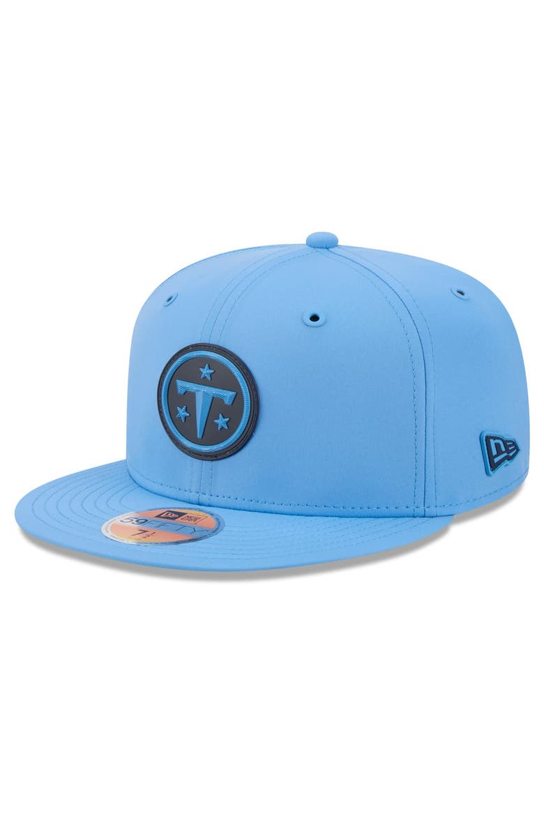 Men's New Era Light Blue Tennessee Titans 2026 Sideline 59FIFTY Fitted Hat, Main, color, Light Blue