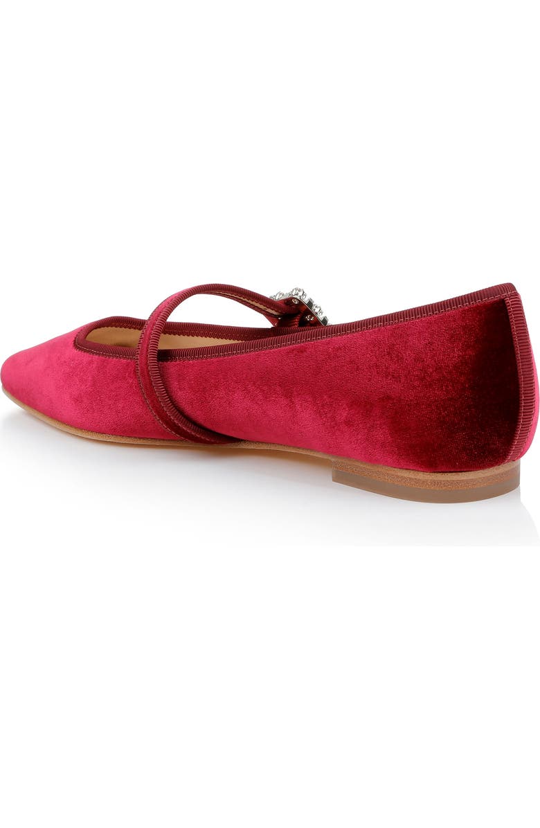 Badgley Mischka Collection Brystol Mary Jane Flat, Alternate, color, Red Velvet