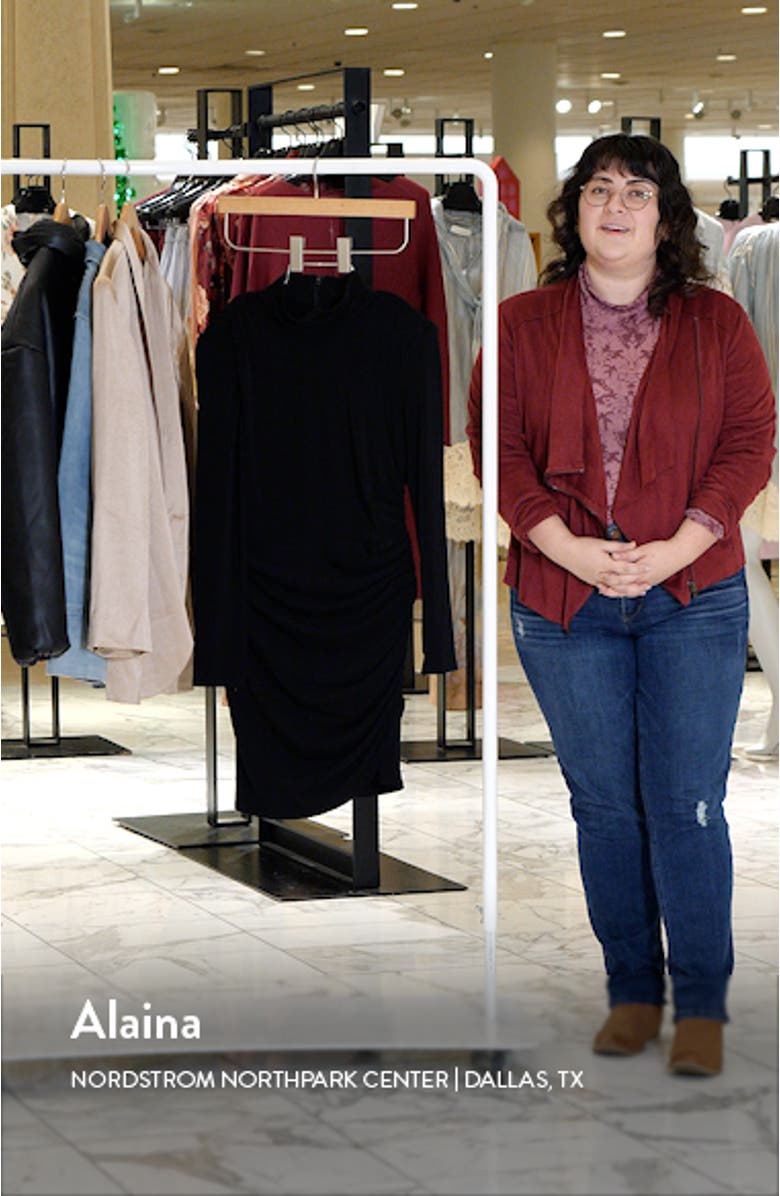 Marlene Superstretch Long Sleeve Minidress, sales video thumbnail