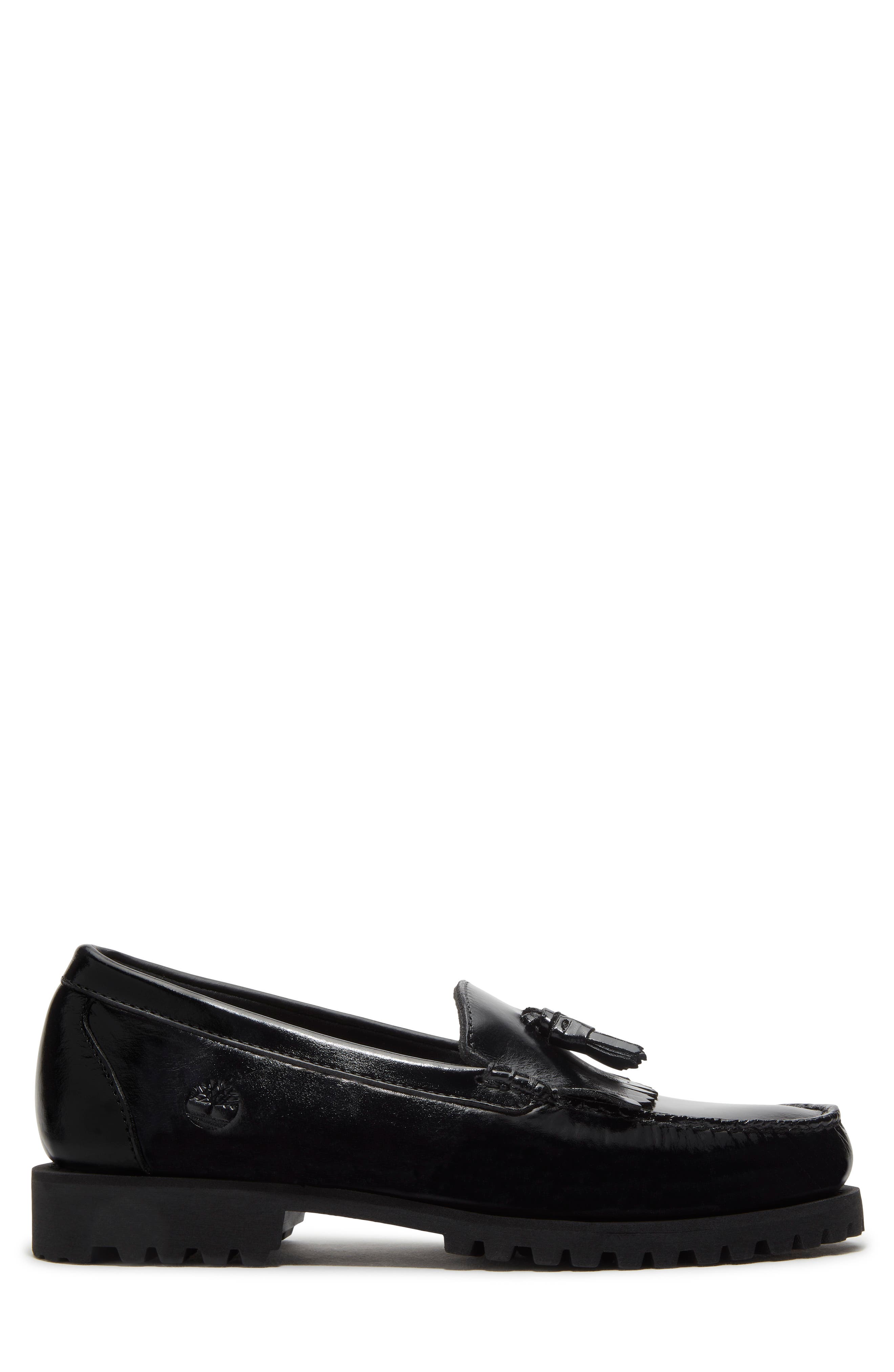 Timberland Authentic Tassel Loafer, Alternate, color, Black Full Grain