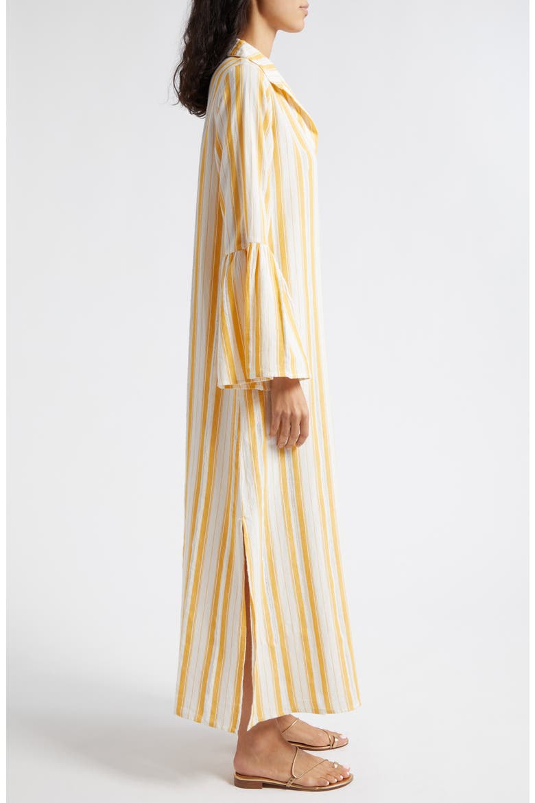 Jacqueline Stripe Long Sleeve Shift Dress, Alternate, color, CITRUS STRIPE